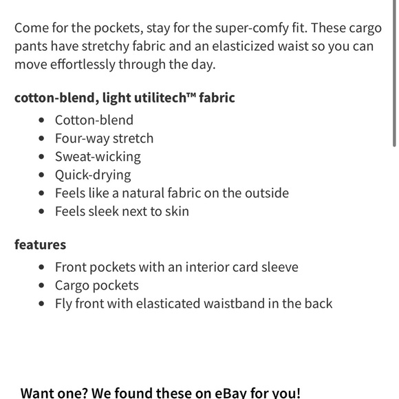 Lululemon light utilitiech cargo pants - Picture 5 of 8